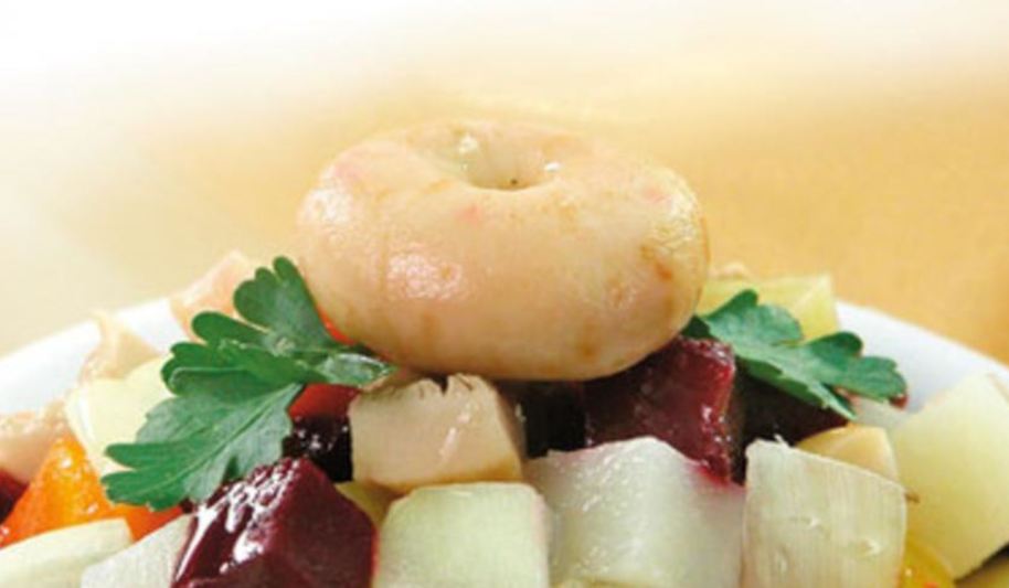 Рецепт грибного винегрета