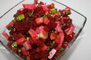 Ленивый винегрет с селедкой