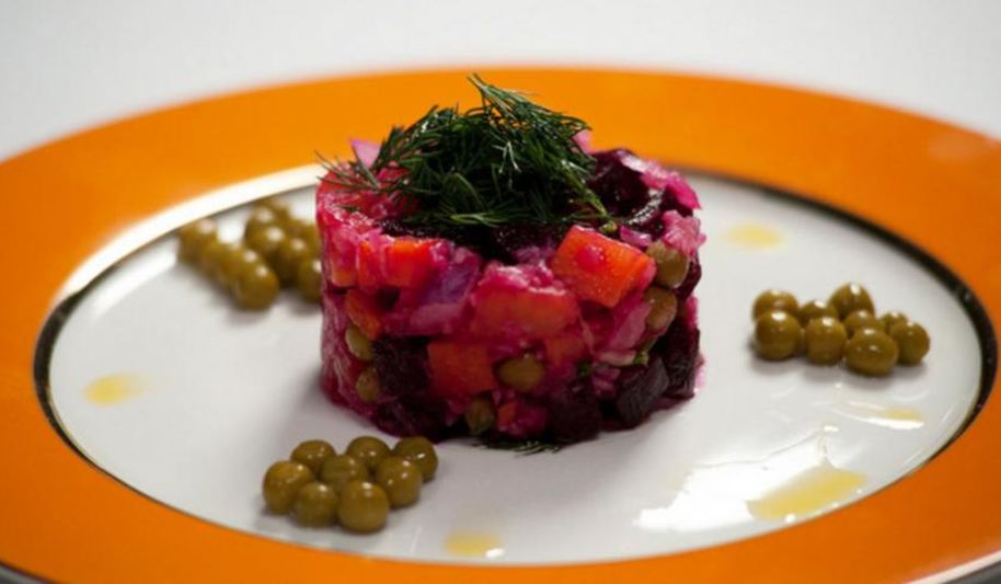 Рецепт славянского винегрета с репой