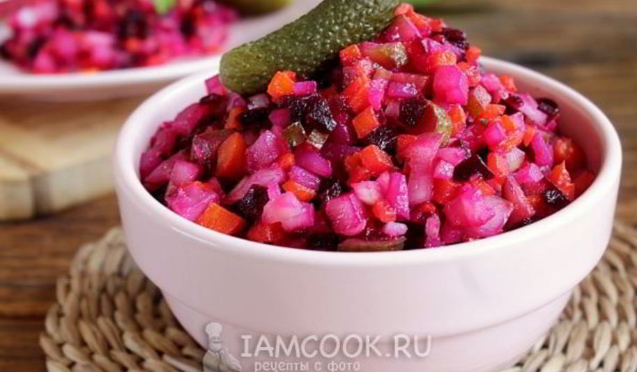 Рецепт винегрета без горошка