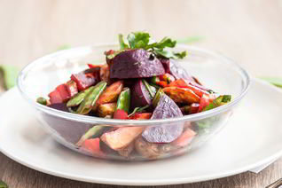 Винегрет из печеных овощей