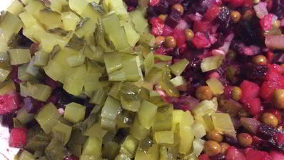 винегрет из запеченных овощей