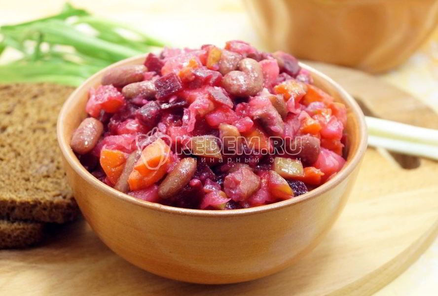 Винегрет классический с фасолью