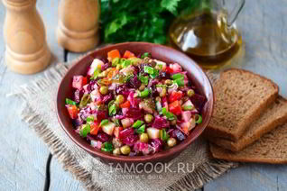 Винегрет классический с горошком