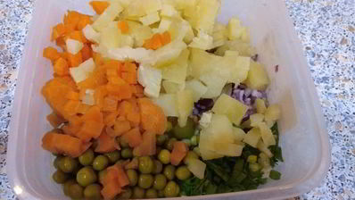 винегрет классический с заправкой