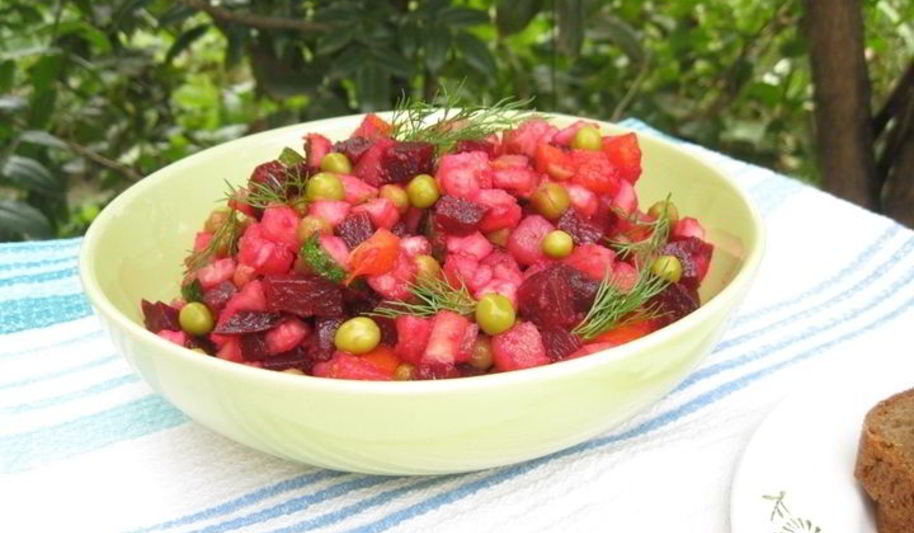 Рецепт винегрета по-летнему