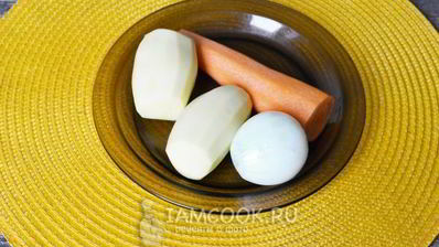 винегрет с горошком и капустой