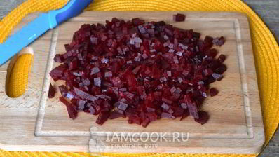 винегрет с горошком и капустой