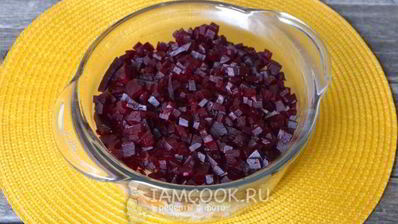 винегрет с горошком и капустой