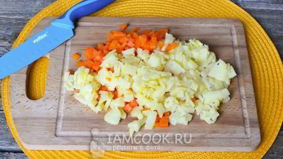 винегрет с горошком и капустой