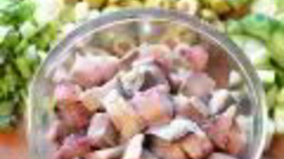 винегрет с красной фасолью и сельдью