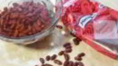 винегрет с красной фасолью и сельдью