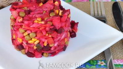 винегрет с квашеной капустой