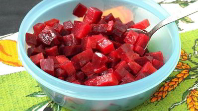 винегрет с маринованной тыквой