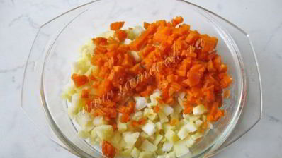 винегрет с маринованными опятами