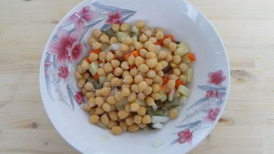 винегрет с нутом