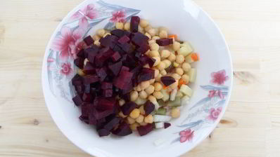 винегрет с нутом