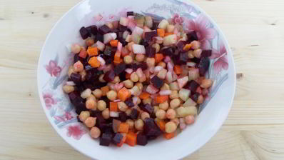 винегрет с нутом