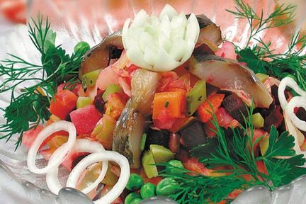Винегрет с сельдью