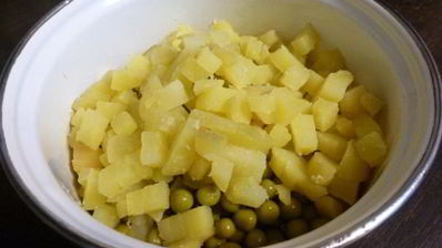 винегрет с соленой сельдью