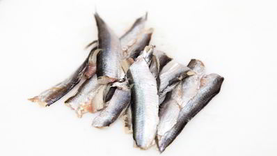 винегрет с тыквой и килькой