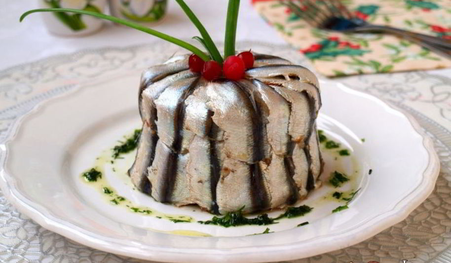 Рецепт винегрета с тюлькой