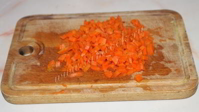 винегрет с зеленым горошком