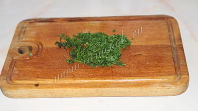 винегрет с зеленым горошком