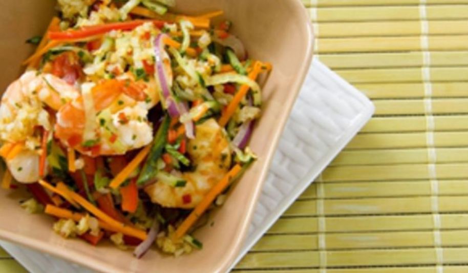 Рецепт вьетнамского салата с креветками