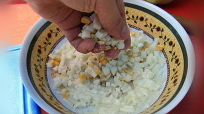 яблочно-луковый салат