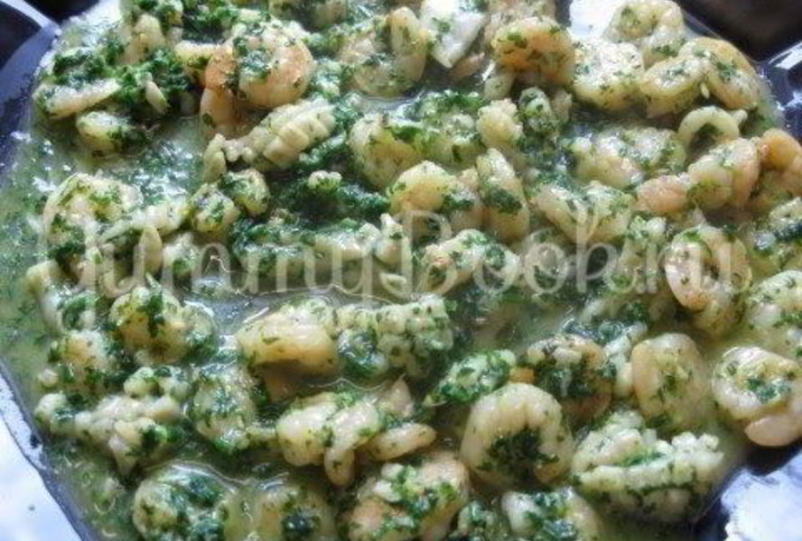 Чесночный соус к морепродуктам