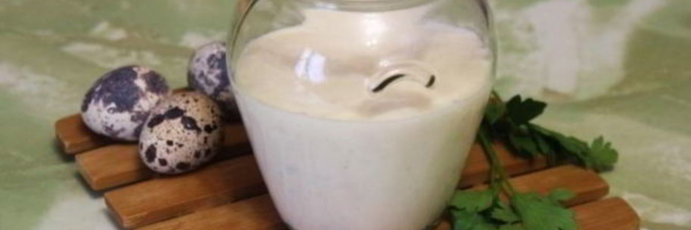 Домашний майонез из перепелиных яиц