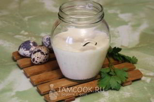 Домашний майонез из перепелиных яиц