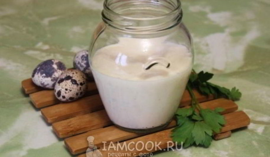 Рецепт домашнего майонеза из перепелиных яиц