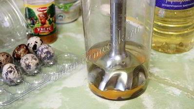 домашний майонез из перепелиных яиц