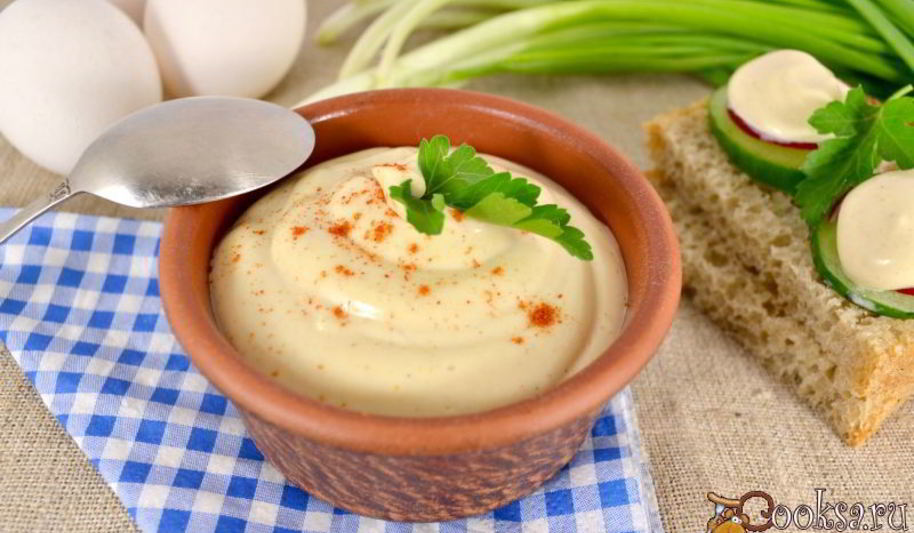 Рецепт домашнего острого майонеза