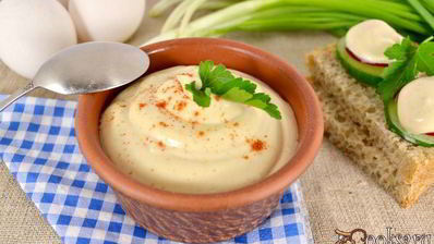 домашний острый майонез