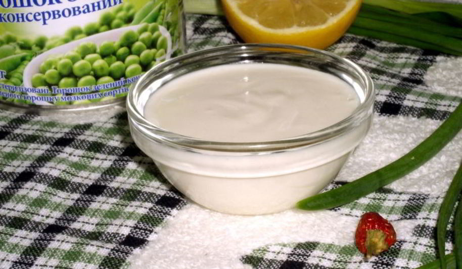 Рецепт майонеза из горошка