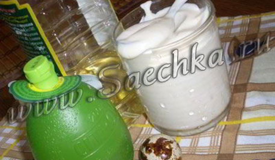 Рецепт майонеза из перепелиных яиц