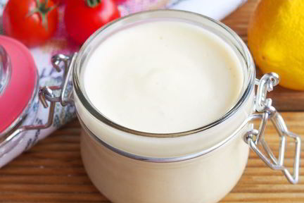 Рисовый майонез с лимонным соком