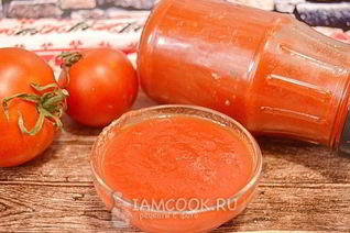 Домашняя томатная паста через соковыжималку