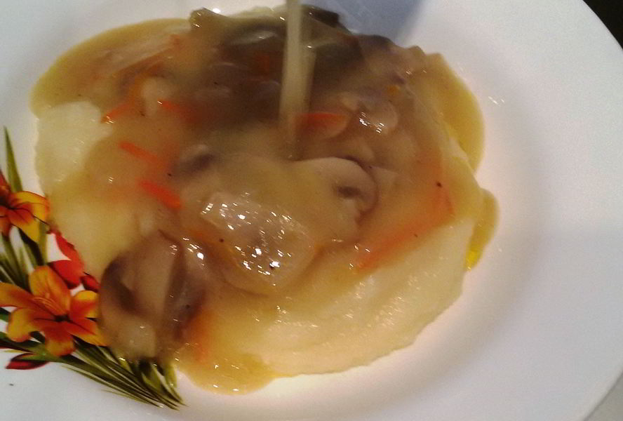 Грибной соус с зеленью