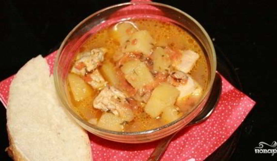 Рецепт картофельного соуса с курицей