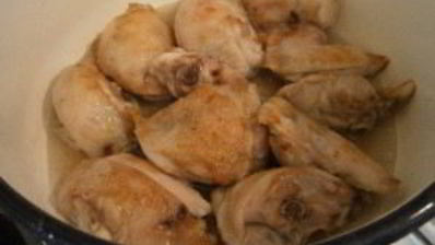 картофельный соус с курицей