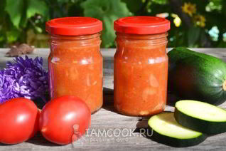 Кетчуп из кабачков