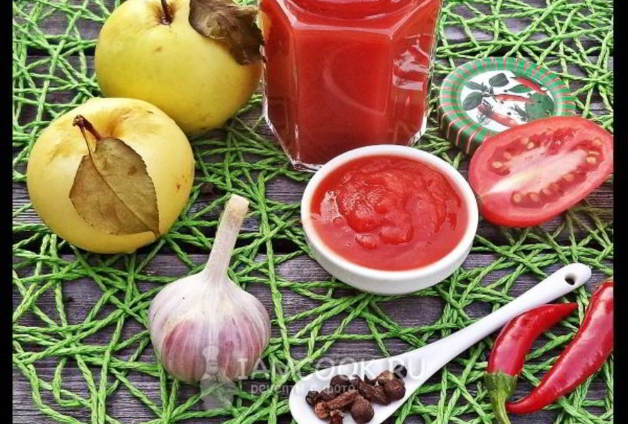 Кетчуп из помидоров с яблоками на зиму