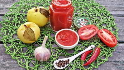 кетчуп из помидоров с яблоками на зиму