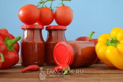 Кетчуп с крахмалом на зиму