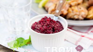 клюквенный соус с красным луком