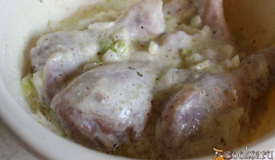 Рецепт кефирного маринада для курицы